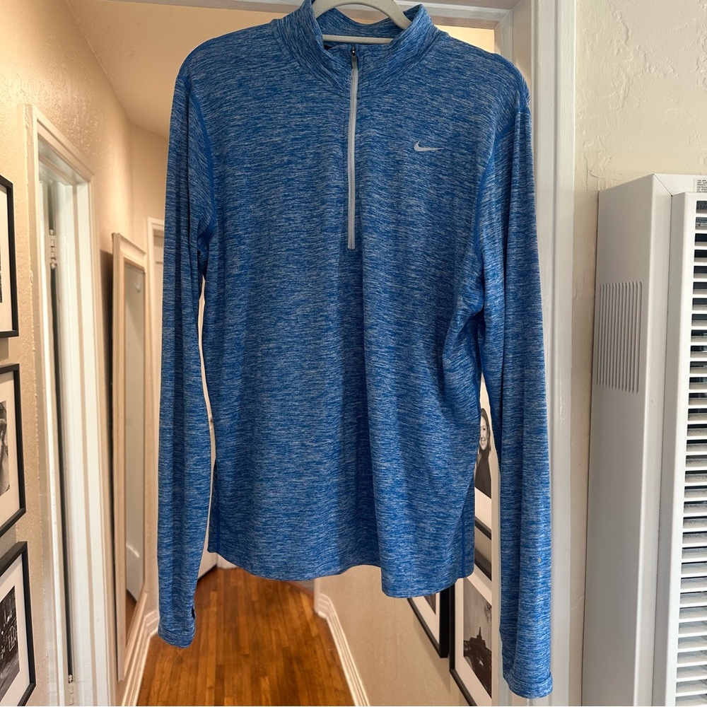 Nike Dri Fit Blue Long Sleeve Women's Top